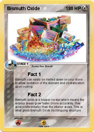 Pokemon Bismuth Oxide