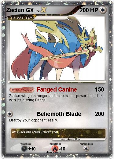 Pokemon Zacian GX