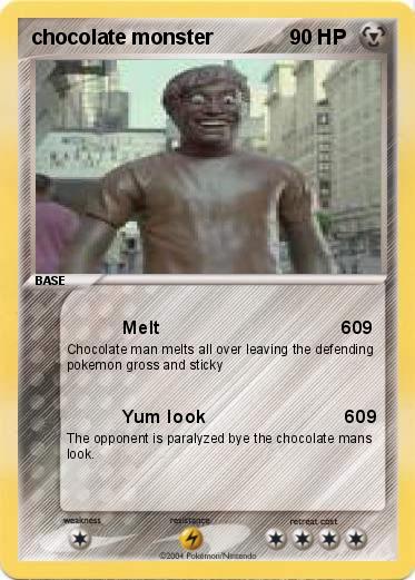 Pokemon chocolate monster