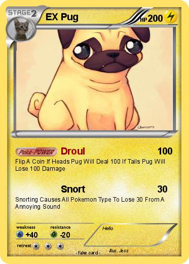 Pokemon EX Pug