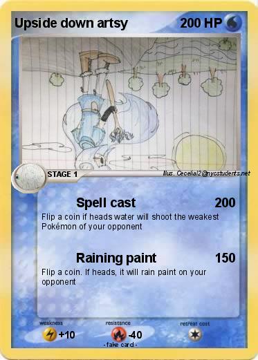 Pokemon Upside down artsy