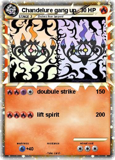 Pokemon Chandelure gang up