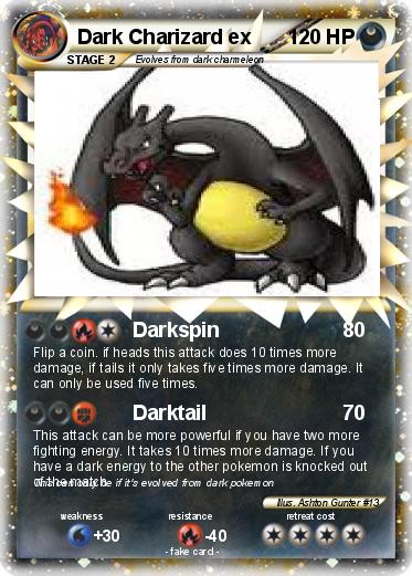 Pokemon Dark Charizard ex