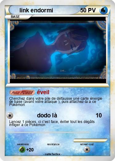 Pokemon link endormi