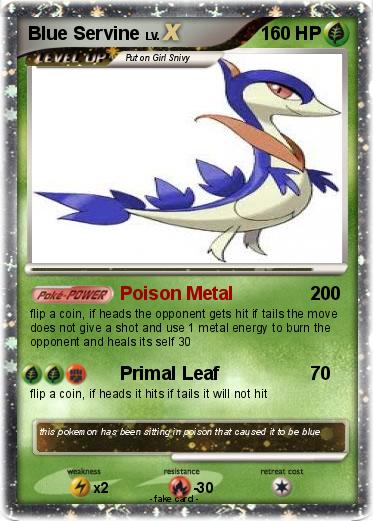 Pokemon Blue Servine