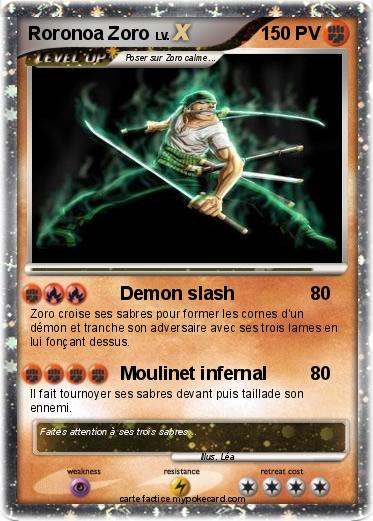 Pokemon Roronoa Zoro