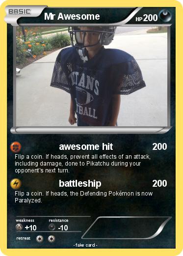 Pokemon Mr Awesome