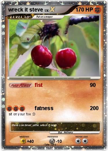 Pokemon wreck it steve