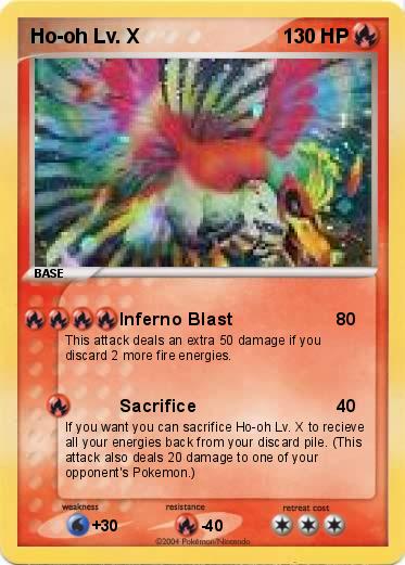 Pokemon Ho-oh Lv. X