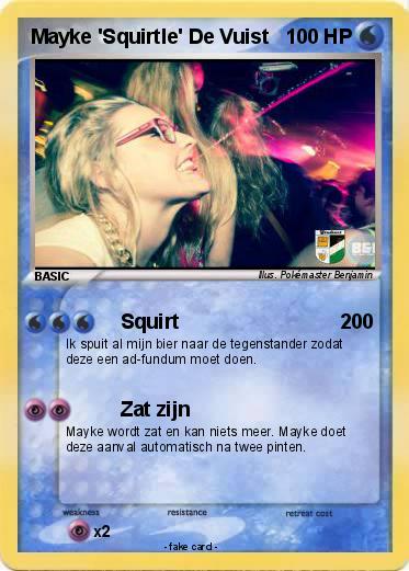 Pokemon Mayke 'Squirtle' De Vuist