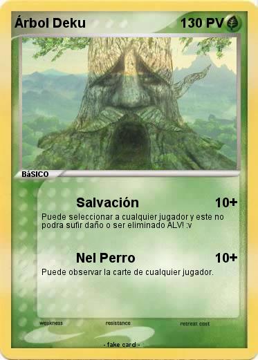 Pokemon Árbol Deku