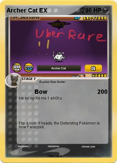 Pokemon Archer Cat EX