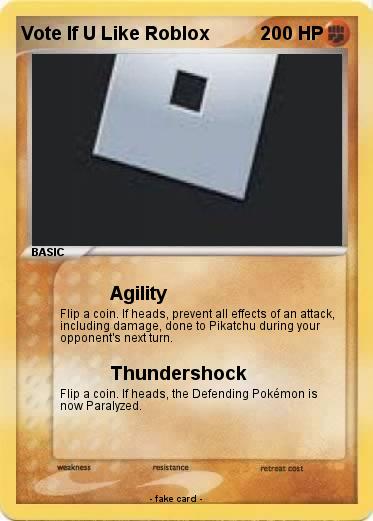 Pokemon Vote If U Like Roblox