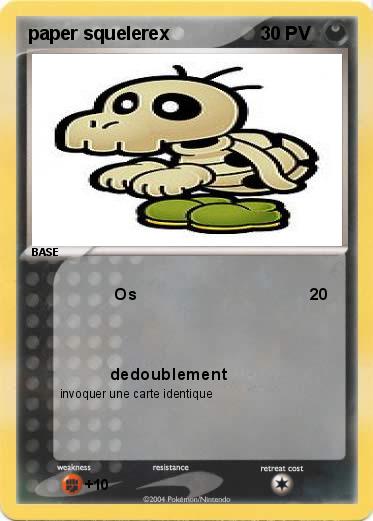 Pokemon paper squelerex