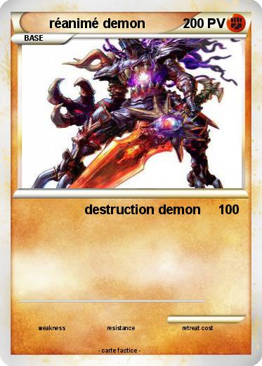 Pokemon réanimé demon