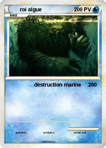 Pokemon roi algue
