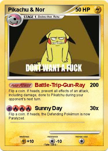 Pokemon Pikachu & Nor