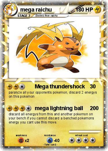 Pokemon mega raichu