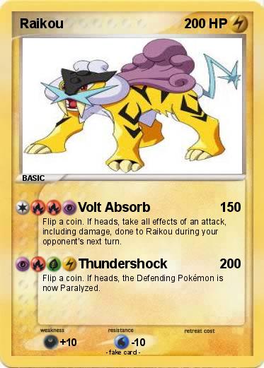 Pokemon Raikou