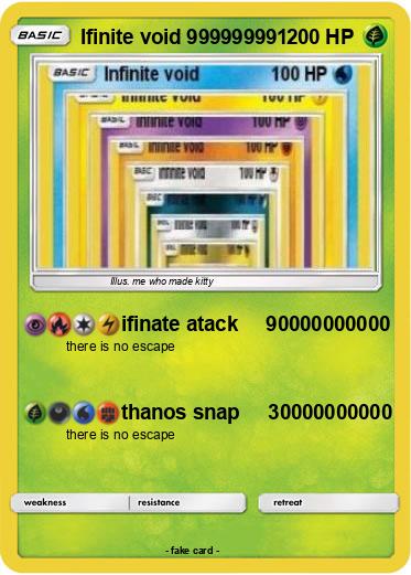 Pokemon Ifinite void 999999991