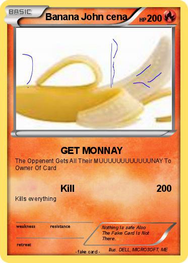 Pokemon Banana John cena