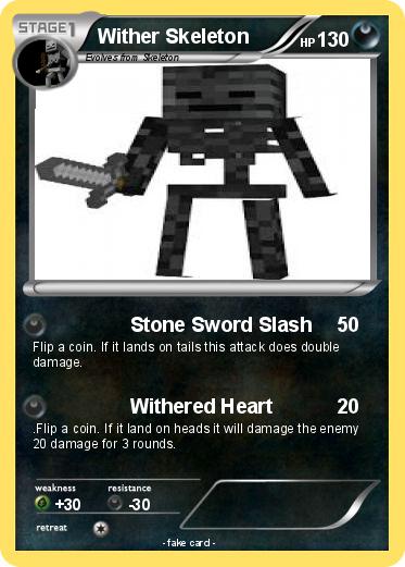 Pokemon Wither Skeleton