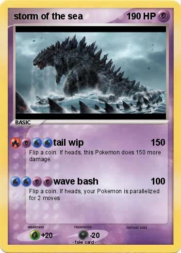 Pokemon storm of the sea