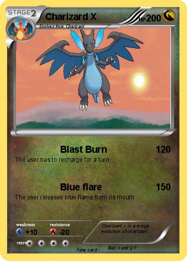 Pokemon Charizard X