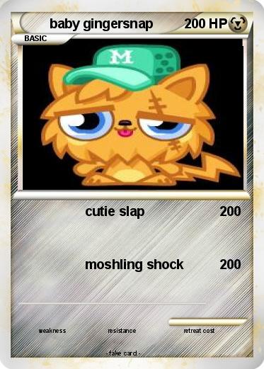 Pokemon baby gingersnap