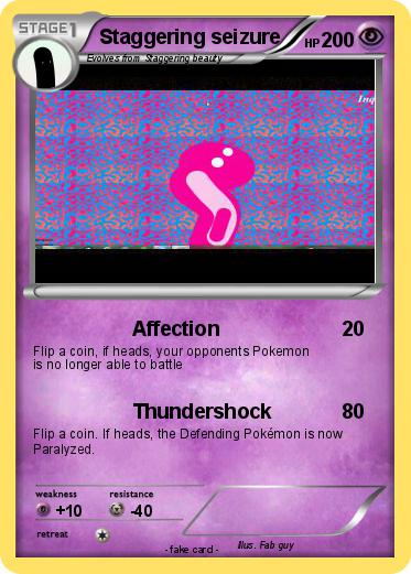 Pokemon Staggering seizure