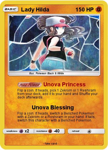 Pokemon Lady Hilda