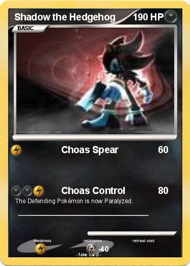 Pokemon Shadow the Hedgehog