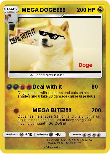 Pokemon MEGA DOGE!!!!!!