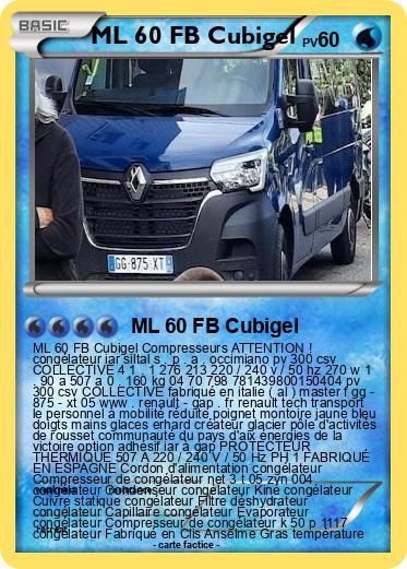 Pokemon ML 60 FB Cubigel