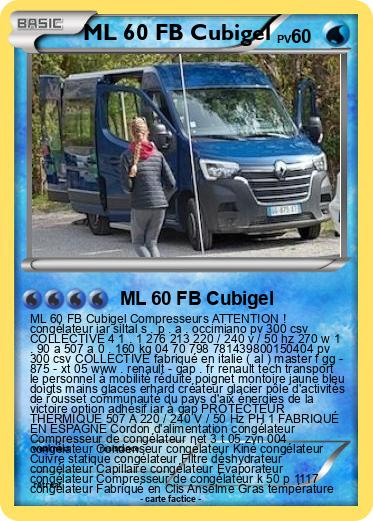 Pokemon ML 60 FB Cubigel