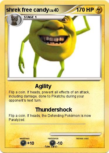 Pokemon shrek free candy