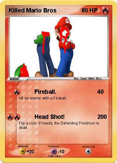 Pokemon Killed Mario Bros