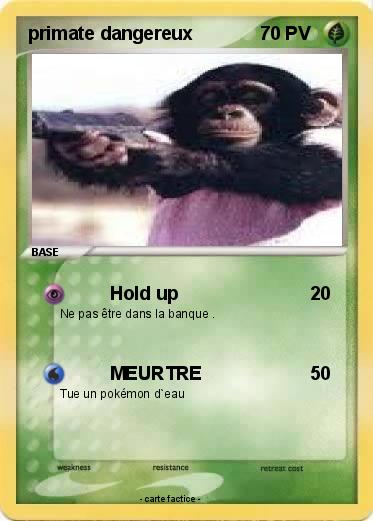Pokemon primate dangereux