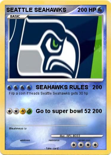 Pokemon SEATTLE SEAHAWKS