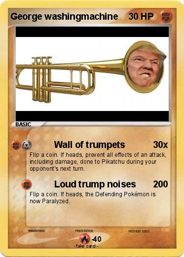 Pokemon George washingmachine