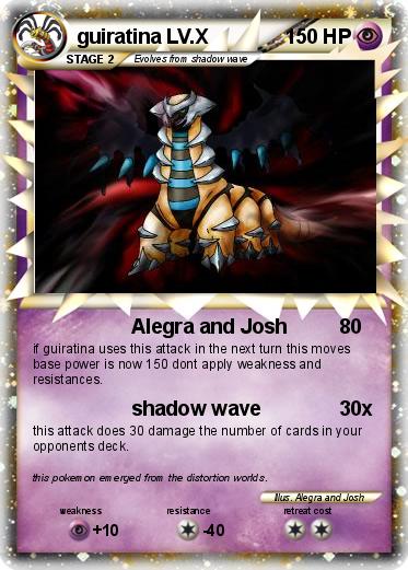 Pokemon guiratina LV.X