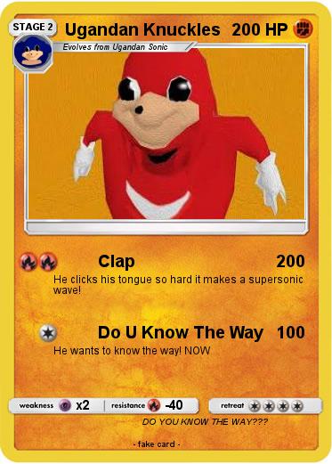 Pokemon Ugandan Knuckles