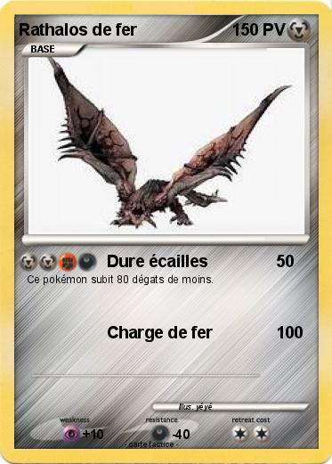 Pokemon Rathalos de fer