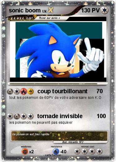 Pokemon sonic boom