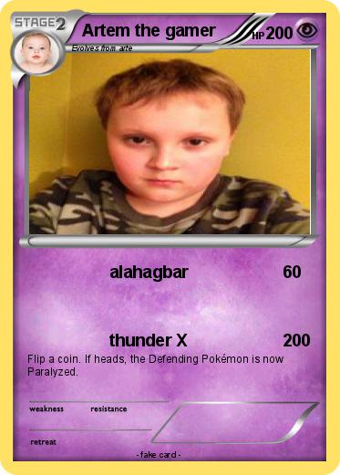 Pokemon Artem the gamer