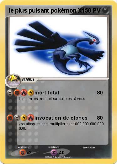 Pokemon le plus puisant pokémon X