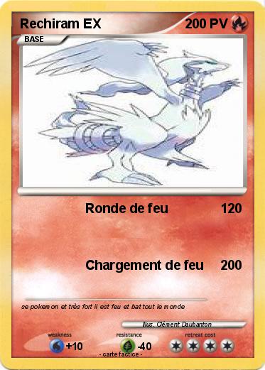 Pokemon Rechiram EX
