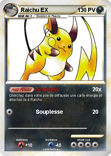 Pokemon Raichu EX