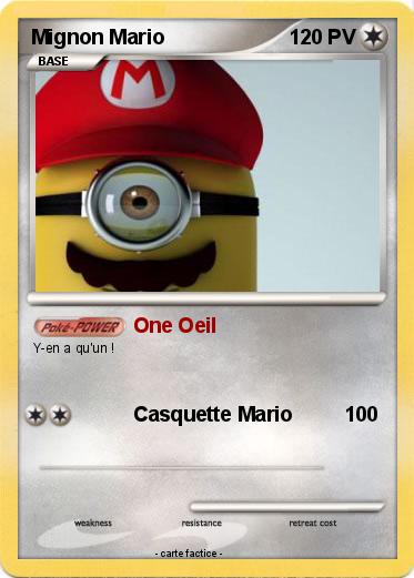 Pokemon Mignon Mario