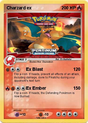 Pokemon Charzard ex